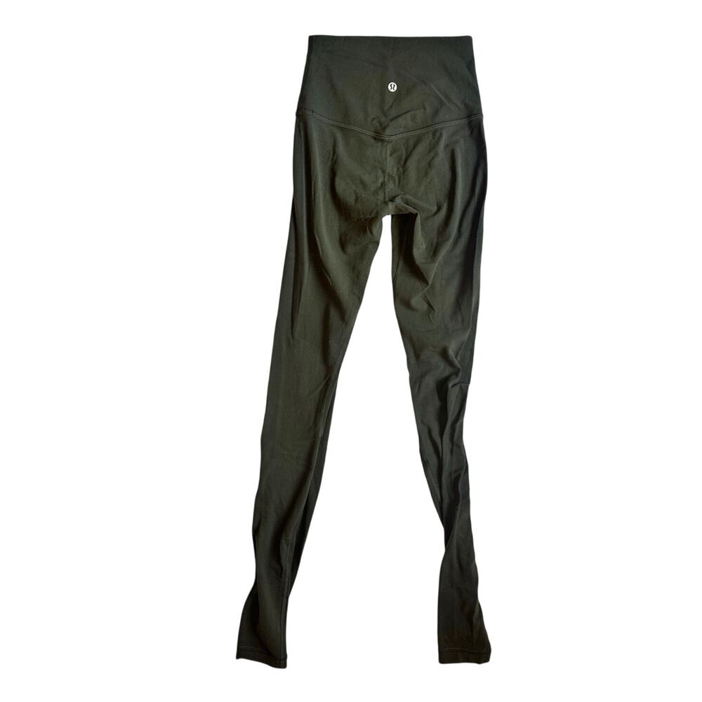 Lululemon Align 31” High Rise Leggings Dark Green Women’s Size 2 Nulu Yoga Pants